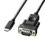 サンワサプライ Type-C-VGA変換ケーブル(USB Type-Cコネクタ オス-ミニD-sub15pinオス) 2m ブラック KC-ALCV20