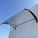 ひさしっくす　おしゃれ庇　ひさし　DVモデル188フローズンｘブラック