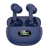 イヤホン Bluetooth イヤホン ワイヤレスイヤホン 2024最新ブルートゥースイヤホン EDR+Bluetooth5.4搭載 カルナ型 自動ペアリング 接続瞬時 ハンズフリー通話 マイク内蔵 タッチ操作 コンパクト/テレワーク/通勤/通学/WEB会議 (05blue)