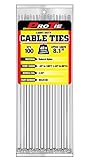 Pro Tie N8LD100 8.1-Inch Light Duty Standard Cable Tie Natural Nylon 100-Pack [並行輸入品]