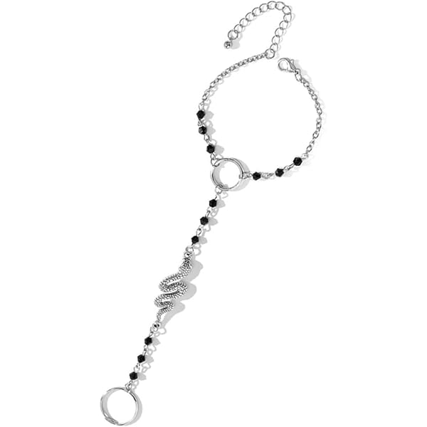 Amazon | ハンドチェーンブレスレット リングブレスレット フィンガー