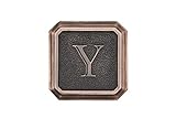 建築メールボックス3650orb-yアルミオイルはブロンズモノグラム – 文字「Y」