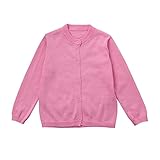 Karchi 子供服 カーディガン セーター ニット シンプル しっかり 冷房対策 無地 　快適 洗練 長袖 ジュニア 学生服 肩掛け キッズ 春秋用 入学式 普段着8色選べる 80-120　 (11