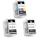 【unique-ink】BC-365/366XL 互換インクカートリッジキャノン Canon用 インク 詰め替えインク【 BC-365 BK×2】+【 BC-366XLC×1】PIXUS TS3530 プリンター