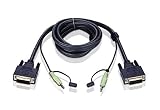 ATEN 1.8m DVI-Dシングルリンク KVMケーブル 2L-7D02V
