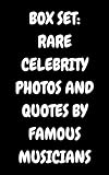 Box Set: Rare Celebrity Photos And Quotes By Famous Musicians: Rare Photos Of Michael Jackson, Elvis Presley And Albert Einstein - Quotes By Frank Zappa And Kurt Cobain (English Edition)