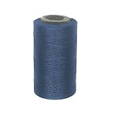 Perfeclan 蝋引き糸 レザークラフト 皮革製品用 DIY 0.8mm 260ｍ 150D 全14色, 濃紺