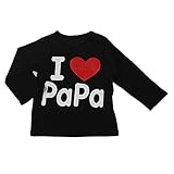 Domybest Papa 子供服 子供Tシャツ キッズインナー服 パジャマ コットン 長袖 女の子 男の子 姉妹 兄弟 英字 1-6歳 柔らかく快適 カジュアル かわいい 普段着 部屋着 幼稚園