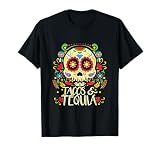 ハロウィン スケルトン Tシャツ コスプレ トリック トリート タコス テキーラ Tシャツ