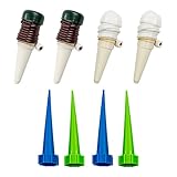 【CRSHIP】自動給水器セット！ 自動式水やり 園芸 ガーデニング 植物 水遣り機 自動散水システム 盆栽 野菜 留守用に (８個セット) おまけ