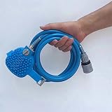 ペット入浴ツールハンドシャワースプレー、Scrubber withホース、馬犬猫グルーミング