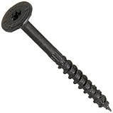 シンプソンStrong Tieアウトドアアクセントシンプソンsdws22312dbb-r50 3 – 1 /2インチロブ座金ヘッドブラックpowder-coat構造木ネジ(50-pack、3 – 1