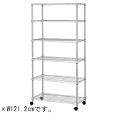 スチールラック ローコスト W121.2×D45×H186cm 棚 6段 什器 オリジナル