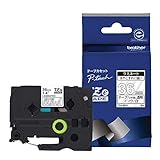 【brother純正】ピータッチ ラミネートテープ TZe-M65 幅36mm (白文字/透明/つや消し)