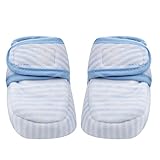 ベビーシューズ　ベビー靴　ソフト　快適　柔らかい　女の子　男の子　新生児に対応　出産祝い (スカイブルー)