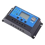 D DOLITY 20A　ソーラー　パネル　充電器コントローラ　 LED　ランプ　ウォーターポンプ　エネルギー保存　12V/24V 　約13.3×6.8×3cm