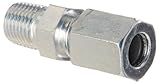 Eaton Weatherhead Carbon Steel Flareless 7000 Series Ermeto Tube Fitting, Male Connector, 1/4 NPT Ma