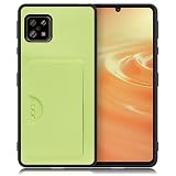LOOF SKIN SLIM-SLOT AQUOS sense6 / sense6s SHG05 / SH-54B / SHG07 用 アクオス ケース カバー カードポケット カード収納 カード 背面 スマホケース スマホカバー 背面カード収納 [ミストグリーン]