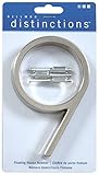 The Hillman Group 843219 5-Inch Floating Mount House, Brushed Nickel, Number 9 [並行輸入品]