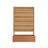 ガーデンフェンス 木製 日本製 高さ150cm 1cm間隔　ボックス付き/ホワイト