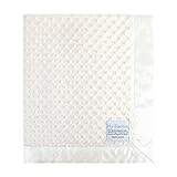 My Blankee Minky Dot Baby Blanket, 30 x 35, Cream by My Blankee