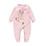 エルフ ベビー(Fairy Baby)ロンパース ベビー服つなぎ カバーオール 長袖 85cm ピンクうさぎ(Miss)