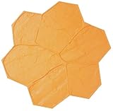 BonWay 12-872 29-Inch by 29-Inch Random Stone Urethane Floppy Mat, Yellow [並行輸入品]