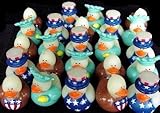 Fun Express 4th of July Patriotic Rubber Duck Ducky Party Favors Toy (2 Dozen) [並行輸入品]