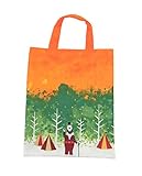 MONO工房 シロクマのキャンプ　ペタンコバッグ autumn