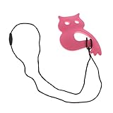 Fenteer 歯がため　歯固め　授乳ネックレス　赤ちゃん　安全材料　シリコーン　おしゃぶり　クジラ　鯨　ライオン　フクロウ　可愛い　全13種類 - ピンク, フクロウ