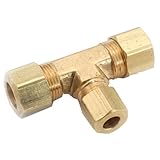 Anderson金属750084 – 060604 3 / 8 x 3 / 8 / X 1 / 4brs CMP Tee