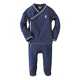 Polo Ralph Lauren/ポロ ラルフ ローレン ベビーウエア上下セットアップ (サイズ：9m、カラー：french navy） [並行輸入品]