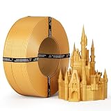 kexcelled PLA マット リフィルフィラメント 3Dプリンター用 1.75mm +/- 0.03mm、鮮やかな発色、積層痕を抑制、1kg 詰め替え用 金色