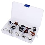 ギター用サムピックセット 15個 サムピック 人差し指ピック ギターピック フィンガー保護 サムピック フィンガーピック 耐久性 使いやすい ギター愛好者向け 指保護用具 弦楽器用ピック