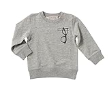 D.fesense メガネプリントトレーナー 杢グレー 110cm AP824420711