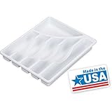 Mainstays 6-Compartment Cutlery Tray, White by Mainstays [並行輸入品]