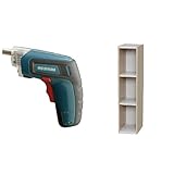 『電動ドライバー 充電式 RD110-G グリーン』と『ラック スペースユニット 幅20×奥行29×高さ88cm ホワイト/ライトメープル UB-9020』のセット