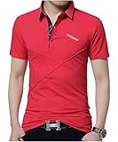 [three Joy] ポロシャツ メンズ 半袖シャツ トップス ゴルフ 大きいサイズ