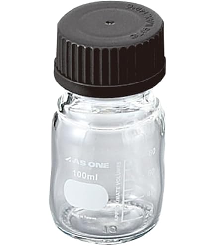 Amazon.co.jp: NATUWORLD 100ml/3.4オンス 空 厚いガラス 目盛り付き