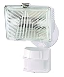 Heath Zenith SL-5525-WH 250-watt Quartz Motion-Sensing Light, White [並行輸入品]