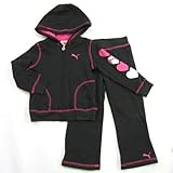 【アメリカ買付商品】PUMA プーマ ガールズ 裏起毛 スウェット 上下セット-4才