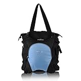 Obersee Innsbruck Diaper Bag Tote with Cooler, Black/Cloud by Obersee [並行輸入品]