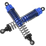 2PCS 108mm RC 車の衝撃吸収材 Traxxas のスラッシュ 2WD RC 車が付いているメタルRC 車のばねのダンパー 適合(blue)