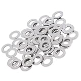 B Blesiya フラットワッシャーキット　絶縁ガスケット　パッド　セット　ステンレス鋼　多用途　M6　約50個入り