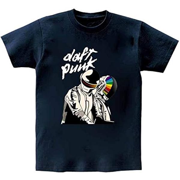 Amazon | [against] ロックTシャツ ヴィンテージ加工 DAFT PUNK