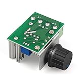 電源モジュール 可変電圧レギュレータ1Pc 220V 2000WスピードコントローラSCR電圧レギュレータ調光調光器サーモスタット電子モールド電圧レギュレータモジュール(色:グリーン&シルバー)