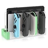 充電ドック Nintendo Switch & Switch OLEDモデルJoycon対応 スイッチコントローラ充電ドックステーション ジョイコン用 最大7個充電 充電スタンドステーション Nintendo Switch/OLEDモデル用