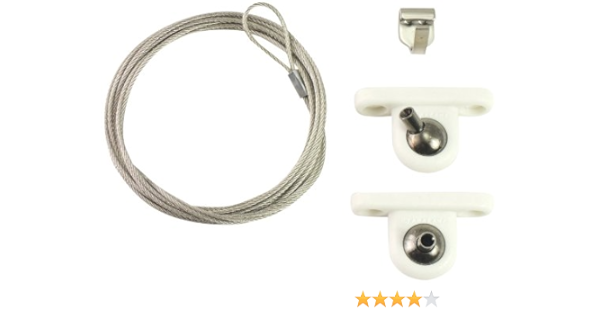 Amazon ベスト ピクチャーレール用ワイヤー吊金具 棚吊 セット 白 N 856 Diy 工具 ガーデン