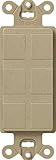Lutron SC-6PF-MS Satin Colors 6-Port Frame, Mocha Stone [並行輸入品]