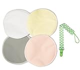 Washable Nursing Pads - Reusable Organic Bamboo Breastfeeding Bra Pads. Better Air Circulation than 